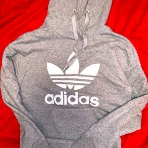 Grey Adidas hoodie